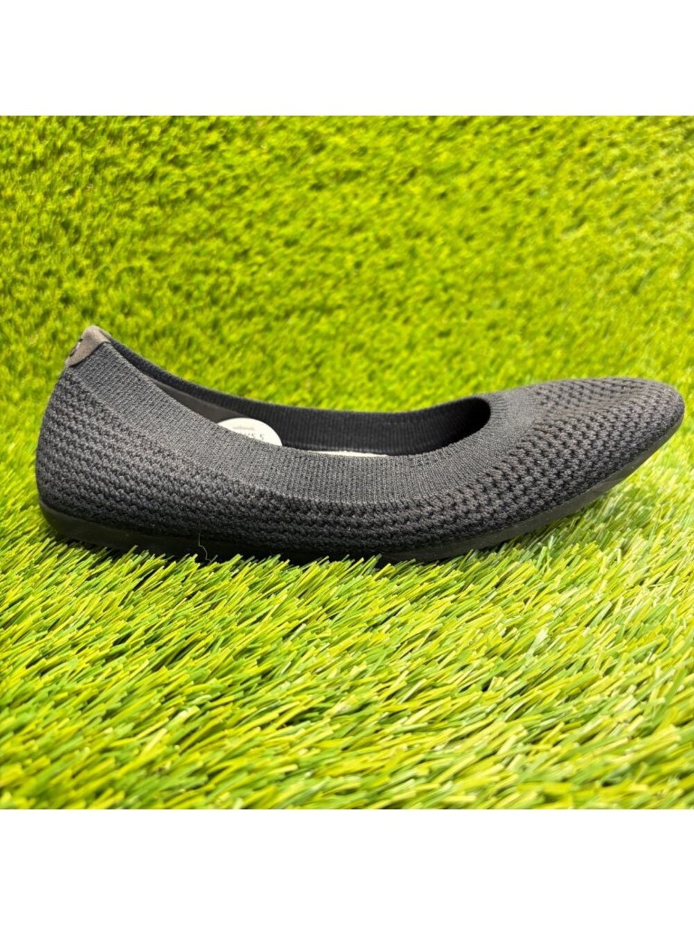 Allbirds Tree Breezer Womens Size 5.5 Black Casual Slip On Ballet Flats Shoes